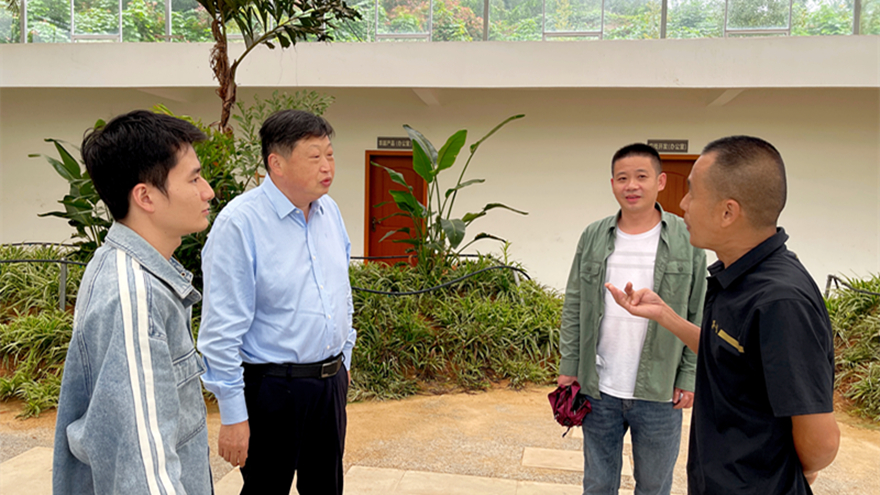 綿投集團(tuán)黨委書(shū)記、董事長(zhǎng)李桂炳調(diào)研鄉(xiāng)村振興駐村幫扶工作